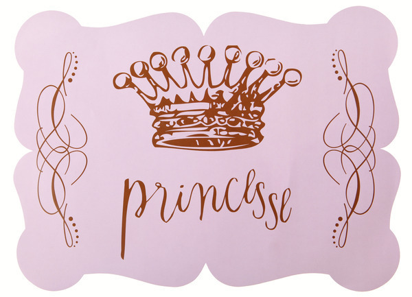 6 Tischset Prinzessin